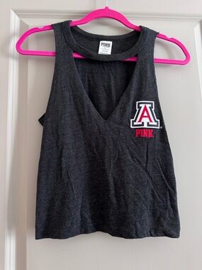 Victoria's Secret PINK Arizona Grey V-Neck Tank